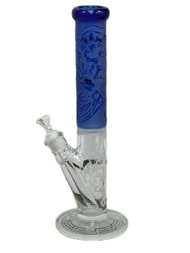 [6361] Etched Sea Monster Straight Tube WP