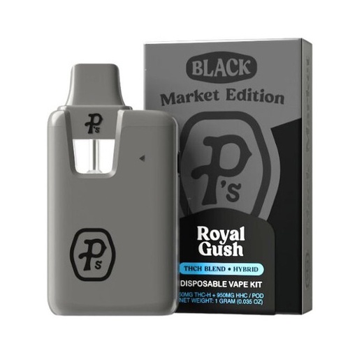 Perfectly Pure P's Black Market 1g Vape Kit THCH 