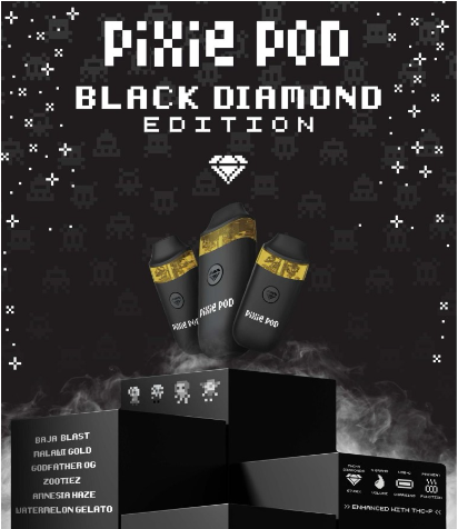 Pixie Pod Black Diamond THCP Disposable