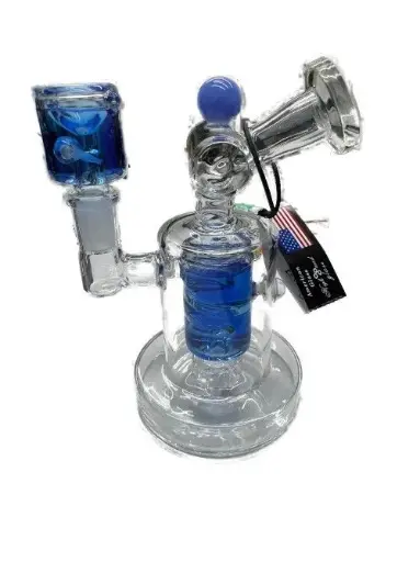 [6450] Double Chamber Glycol WP W/Spiral & Bent Neck
