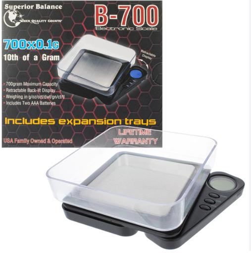 [1634809] Superior Balance Scale B-700 700g x 0.1 Pop Out
