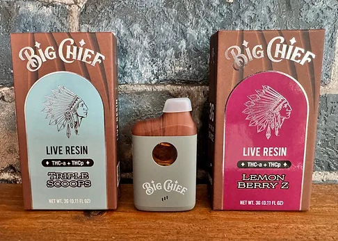 Big Chief Live Resin THC A+P 3g