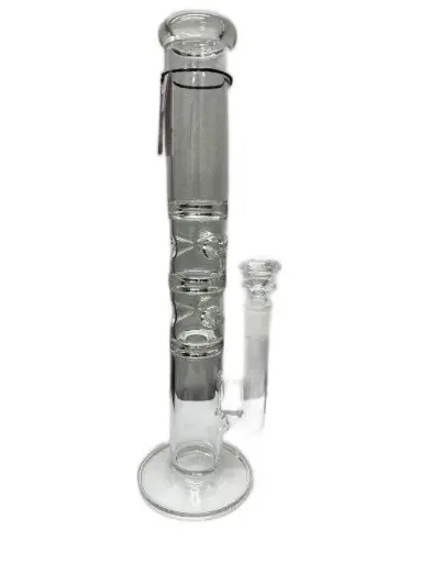[6416] 16in Clear Straight Tube WP W/ Ice Catcher