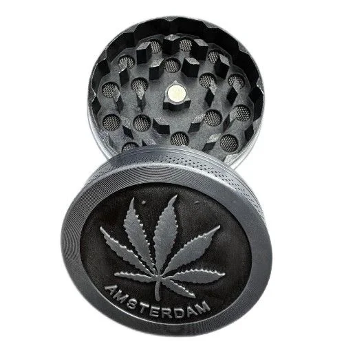 [6426] Pocket Grinder Amsterdam Leaf 3pc