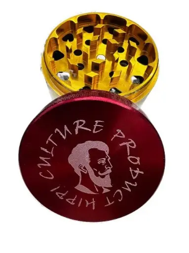 [6442] Rasta Twist Grinder 4pc Hippi Culture