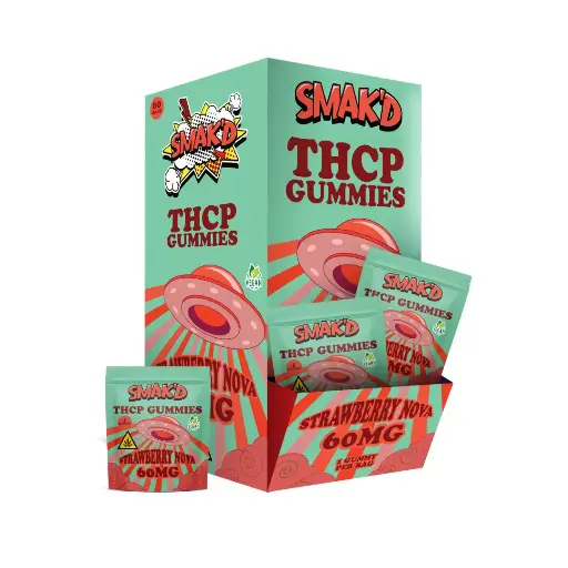 Smak'd THCP Infused Gummies 60mg 60pk