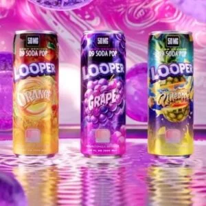 Looper Hemp Derived D9 Soda Pop 50mg