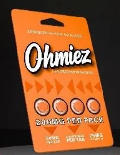 [850070153591] Ohmiez 7-hydroxy Tablets 4ct 200mg