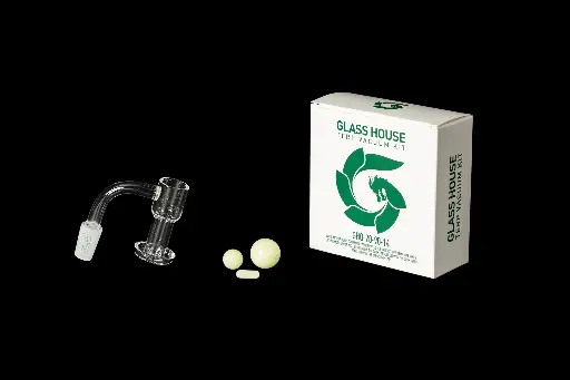 [793585968703] Glass House Terp Vacuum 90° 14mm Banger