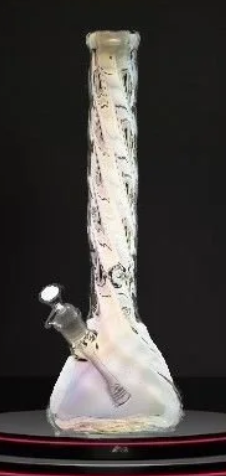 [645781690745] Glass House 16in Twisted Beaker