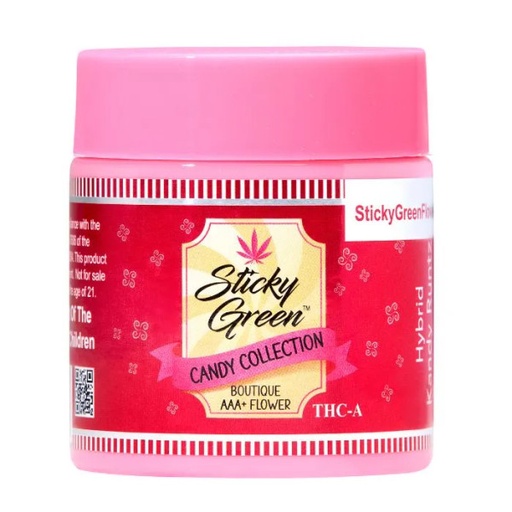 [717690047061] Sticky Green Candy Collection 1g 20ct THCA Flower Jar