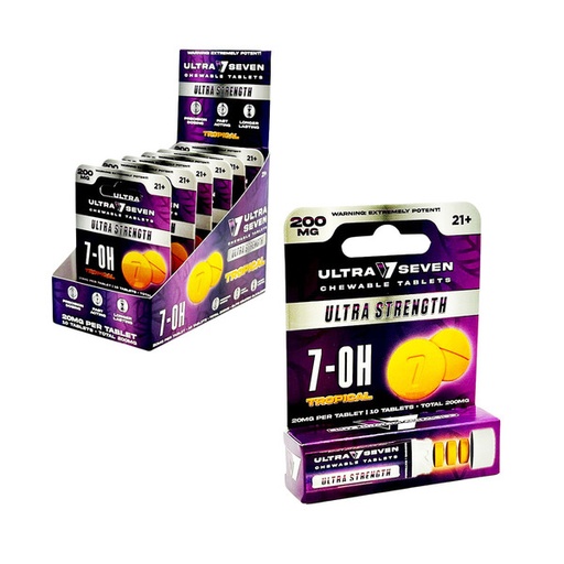 Ultra Seven Kratom Ultra Strength 200mg Tablets 10ct