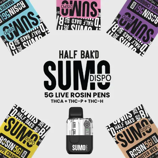 Half Bak'd 5G Rosin Sumo Disposable