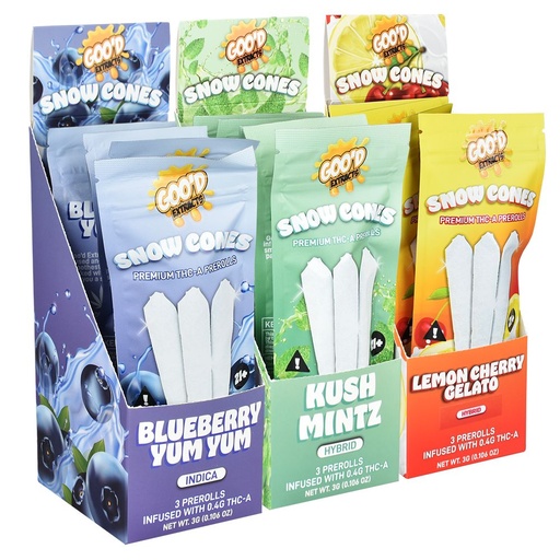 Goo'd Grams Premium THC-A Pre Rolls 3ct