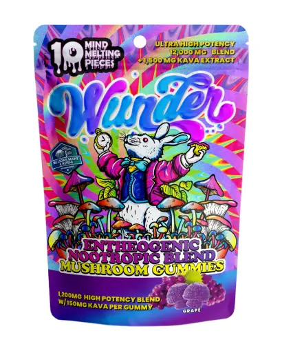 Wunder Mushroom Blend 1200mg Gummies 10ct