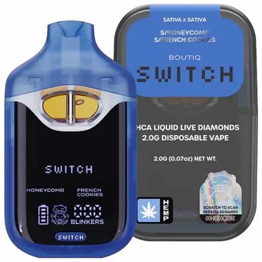 Boutiq Switch THCA Diamonds 2g Disposable