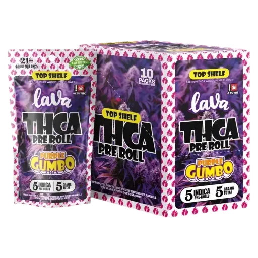 Lava Top Shelf THC-A 5gm 5ct/pk Pre-Rolls