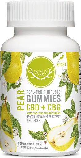 Wyld CBD+CBG Gummies 250mg 10ct