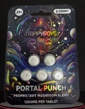 Trippy Boys 1200mg Mushroom Tablets 5ct