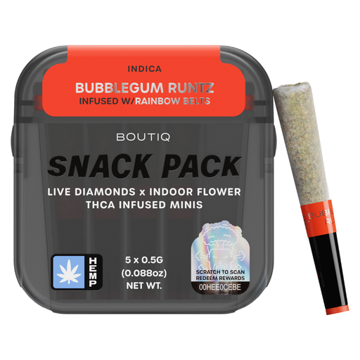 Boutiq Snack Pack Live Diamonds THCA PreRolls 5ct