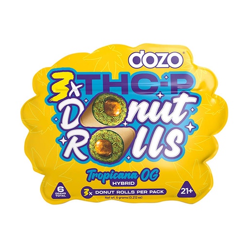 Dozo Donut Pre-Rolls THC-P 2.1gms 3ct/pk (5pk/bx)