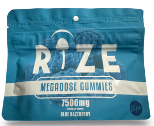 Rize Megadose Gummies 7500mg 15pc/pk