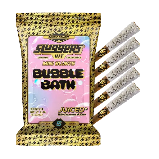 Sluggers Mini Blunts Juiced With Diamonds Joints 5ct/pk