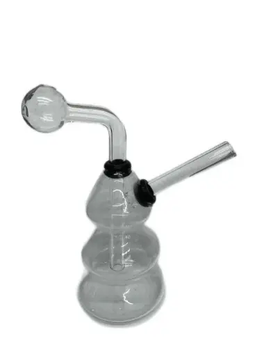 [6413] Oil Burner Waterpipe Triple Tier Tree