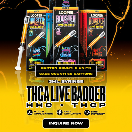 Looper Boosted Shot Live Badder 3ml Syringe