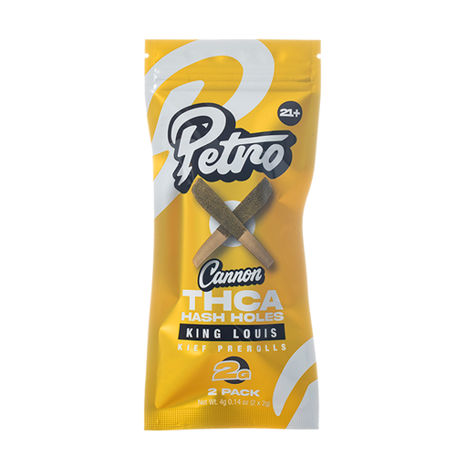 Petro Hashhole Cannon 2pk 2g Each Keif Coated Pre Rolls