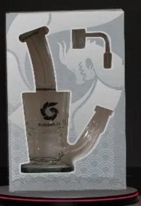 [793585969984] Glass House Truncated Banger Hanger Waterpipe