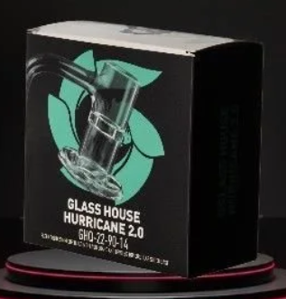 [793585968758] Glass House Hurricane V2 90° 14mm Banger